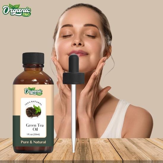 Bio Ingwer Grüntee (Kamelie sinensis) Öl | Reines & Natürliches Trägeröl für Hautpflege, Haarpflege & Massage - 30ml/1.01fl oz