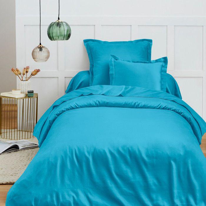 Duvet Cover 140 X 200 Cm "Premium" for Single Bed - Premium Cyan