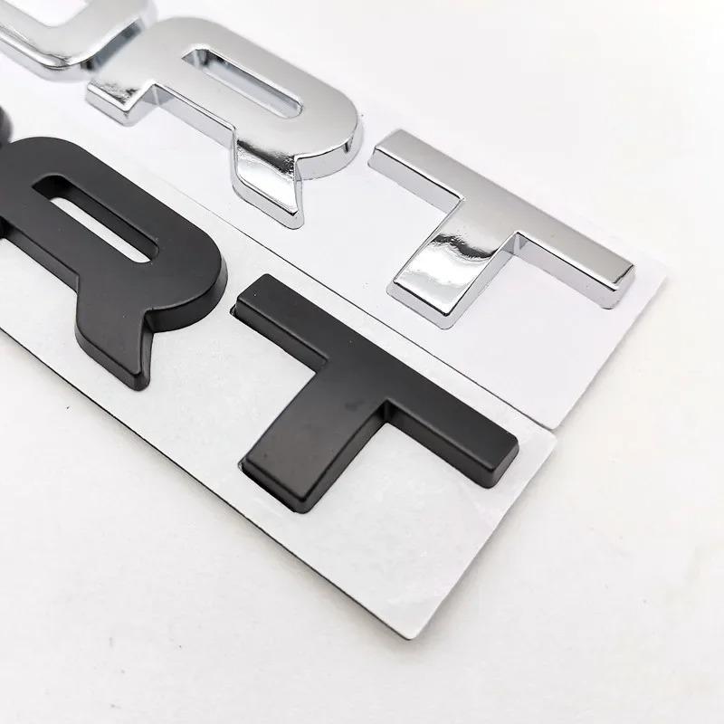 Emblemi Distintivi Adesivi Decorativi Styling Accessori per Bagagliaio Posteriore Parafango Laterale Auto Sportiva in Metallo 3D