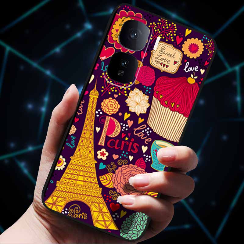 3D Çiçek Kabartmalı Kılıflar vivo iQOO Neo 10 Kılıfı 10Pro Yumuşak Silikon Telefon Kılıfları vivo iQOO Neo 10 Pro Arka Kapak Kılıf Çanta