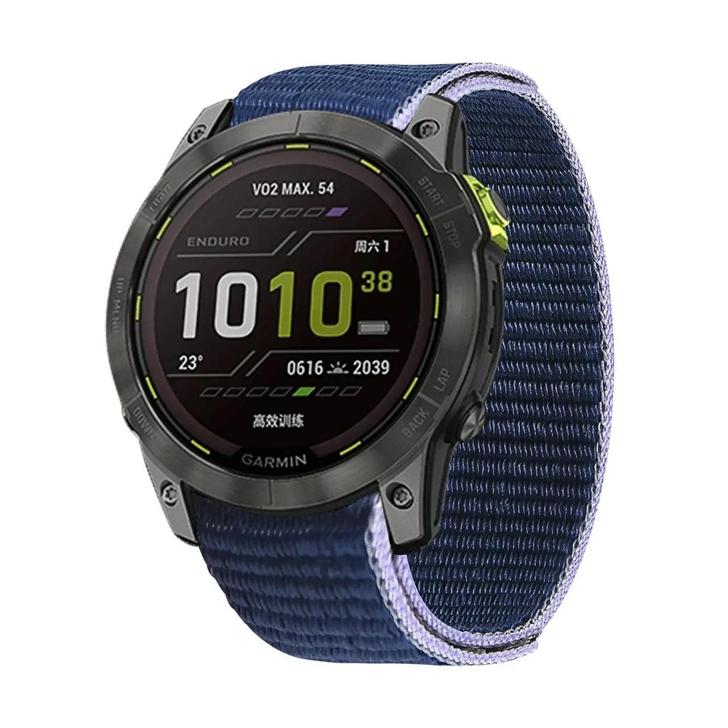 26mm 22mm Hook Loop Nylon Strap For Garmin Fenix 7 7X Pro 6/Epix Pro Gen 2 47mm 51mm/Enduro/TACTIX/Forerunner 965 955 Watch Band