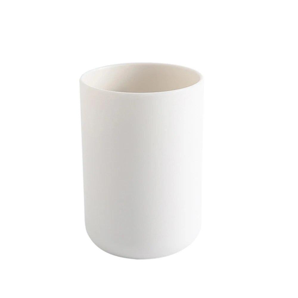 Bathroom Tumblers Plastic Mouthwash Cup Coffee Tea Water Mug Home Travel Solid Color Toothbrush Holder Cup Drinkware Supplies