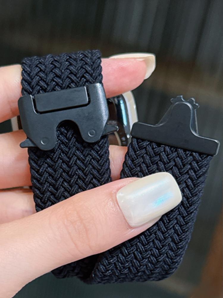 Für Fitbit Versa 4 3 Sense 2 Armband Zubehör Ersatz Sport Nylon Schlaufe Armband correa Fitbit Versa4 Fallschirmschnur Geflochtenes Armband