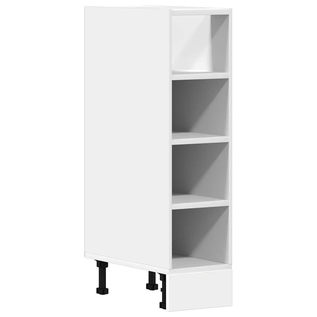 Vidaxl Kitchen Cabinet, White, 20X44.5X81.5 Cm, Wood-Based Material