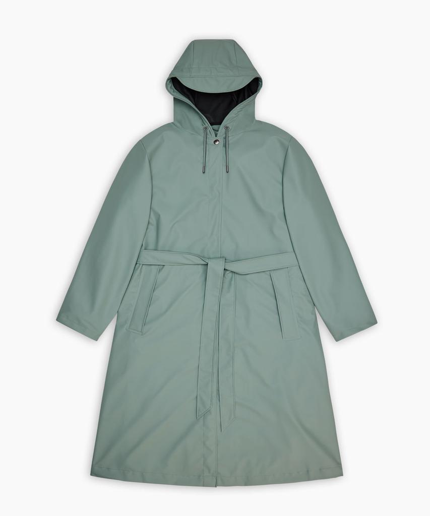 RAINS A-Line Longer Women'S Jacket - Sage