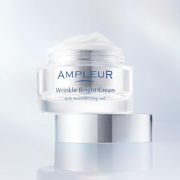 AMPLEUR קרם Bright Cream התחדשות נגד קמטים המעניק ברק לעור, 30 גרם