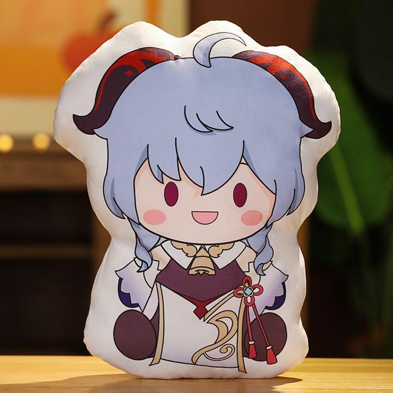 Soft Genshin Impact Plush Pillow Toys Characters Cushion Hugging Pillow For Game Fans