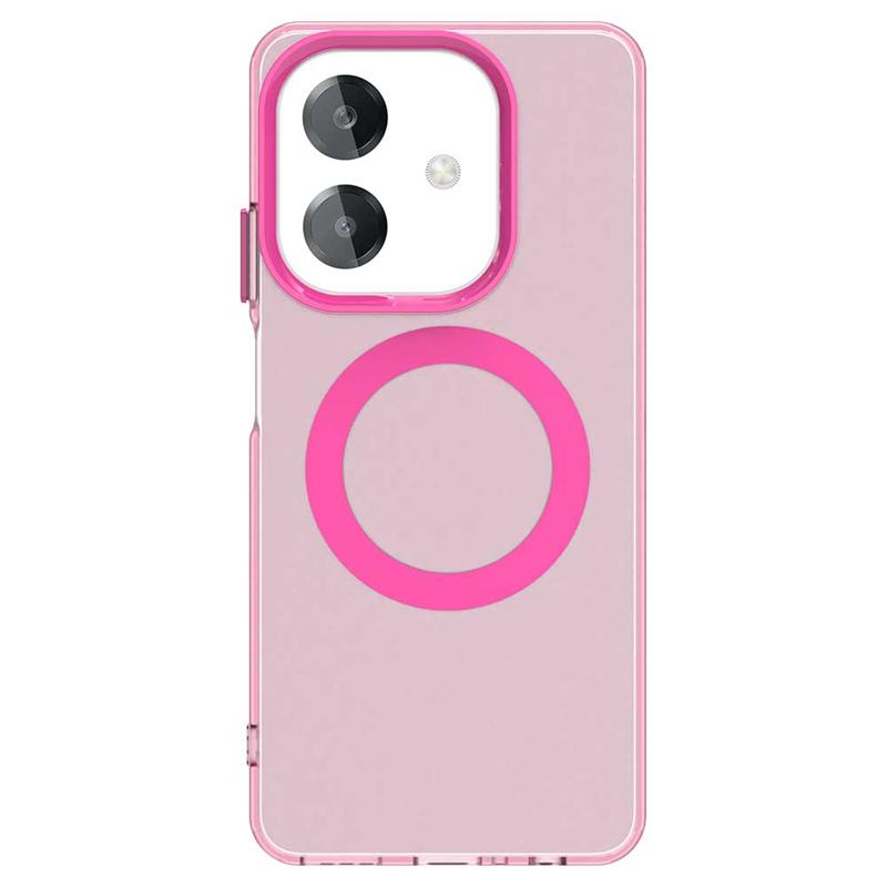 Per OPPO A3 Custodia Cover OPPO A3 Capas Antiurto Posteriore Armatura Trasparente Ricarica Wireless Anulare Magnetico Opaco Fundas OPPO A3