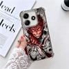 Anime Ryomen Sukuna JUJUSU Soft Phone Case For Xiaomi Redmi Note 14 15 Pro Plus 13 12 11S 11T 5G 10 9S 9 Plating Anti-Fall Funda