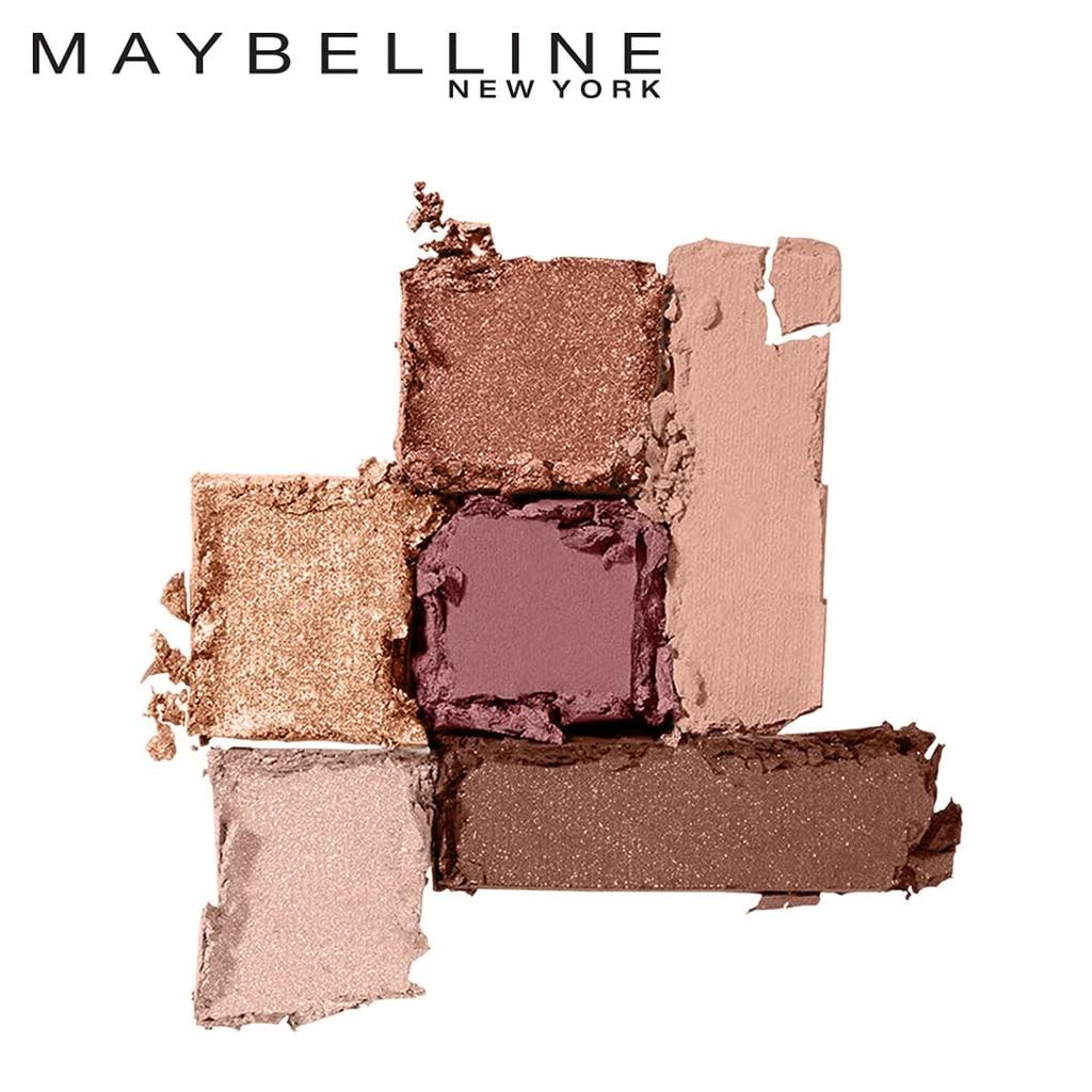 Maybelline ניו יורק פלטת צלליות מיני סיטי שקיעת שדרה חמישית 6 גוונים מנצנצים מטאליים הניתנים לטשטוש
