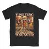 Tung Tung Tung Sahur Italian Brainrot Meme TShirt Summer  Trendy Cool T Shirts Unisex Pure Cotton Comfortable Plus Size Tees Gift