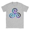 Galaxy Teen Wolf Triskelion T-Shirts Herren Damen Baumwolle Vintage T-Shirt Rundhals T-Shirts Kurzarm Oberteile Party