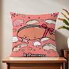 KkIRIMIanime Cchan Cushion Cover For Pillow Printing Sofa Decoration Home Car Room Coffee Shop Office Nordic Simplicity