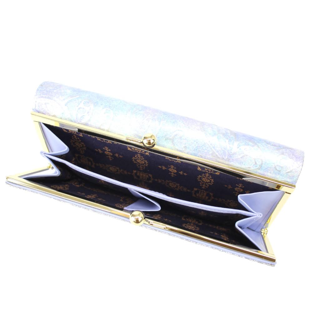 ANNA SUI Women's Antique-Style Serpent Long Wallet with Clasp and Butterfly Design (Pink) 316890