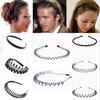 Black Wave Women Men's 1PC Accessories Hairband Fashion Unisex Minimalist High Quality Metal Sports