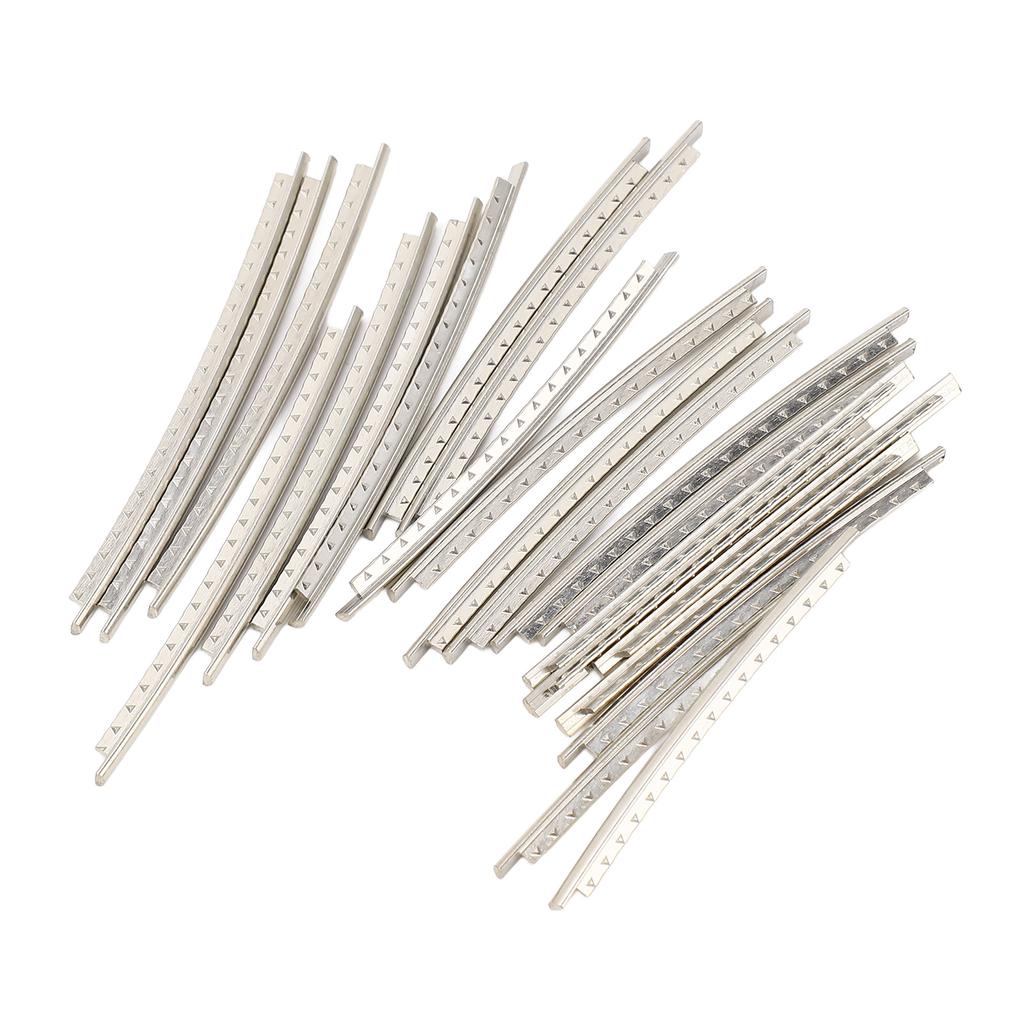 22 Pcs Guitar Fret 2.2mm White Copper Fret Wires Replacement Parts for Acoustic Guitars