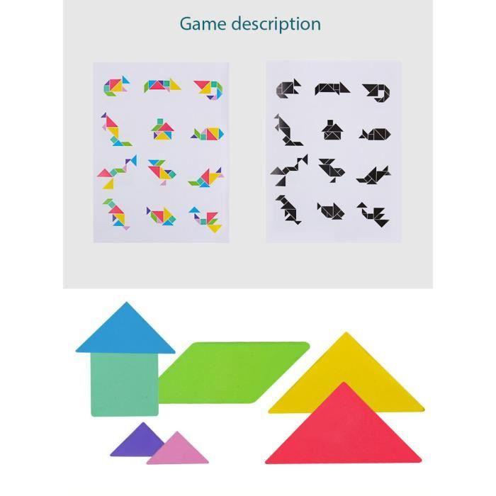 Magnetisches 3D-Puzzlespiel für Kinder - Montessori - Lernen - Pädagogisches Holzspielzeug