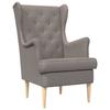 Armchair Taupe Fabric