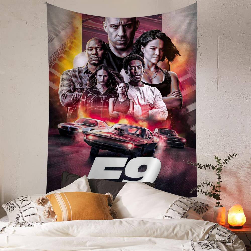 Film Fast Furious Tapisserie Bohème Suspendue Tapisserie Tarot Hippie Tapis Muraux Dortoir Tapisserie Japonaise