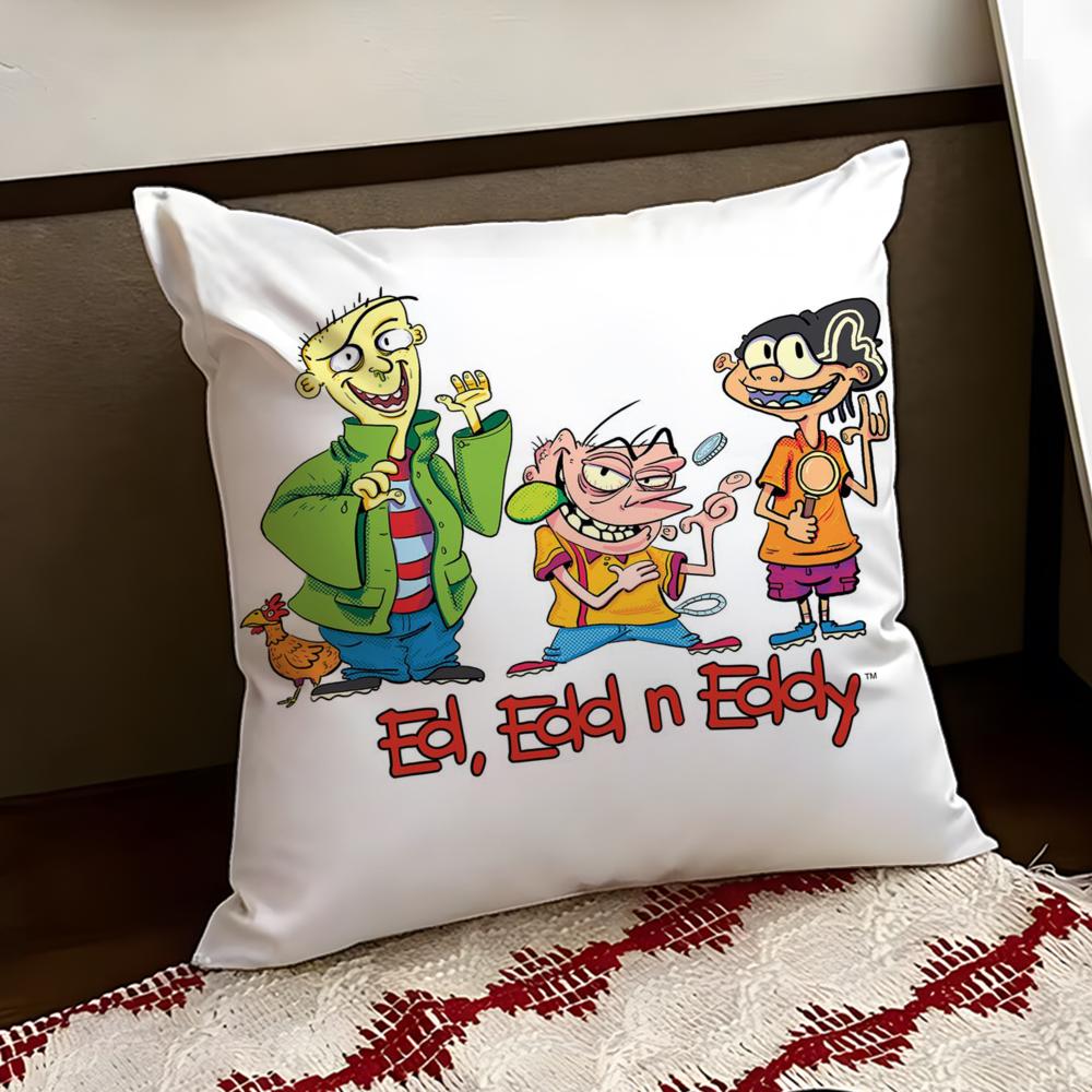 EEd Edd n Eddy Kuddfodral Vändbart Mjukt Slitstarkt Kuddfodral Hem Bil Flerscenarioanvändning för Daglig Komfort
