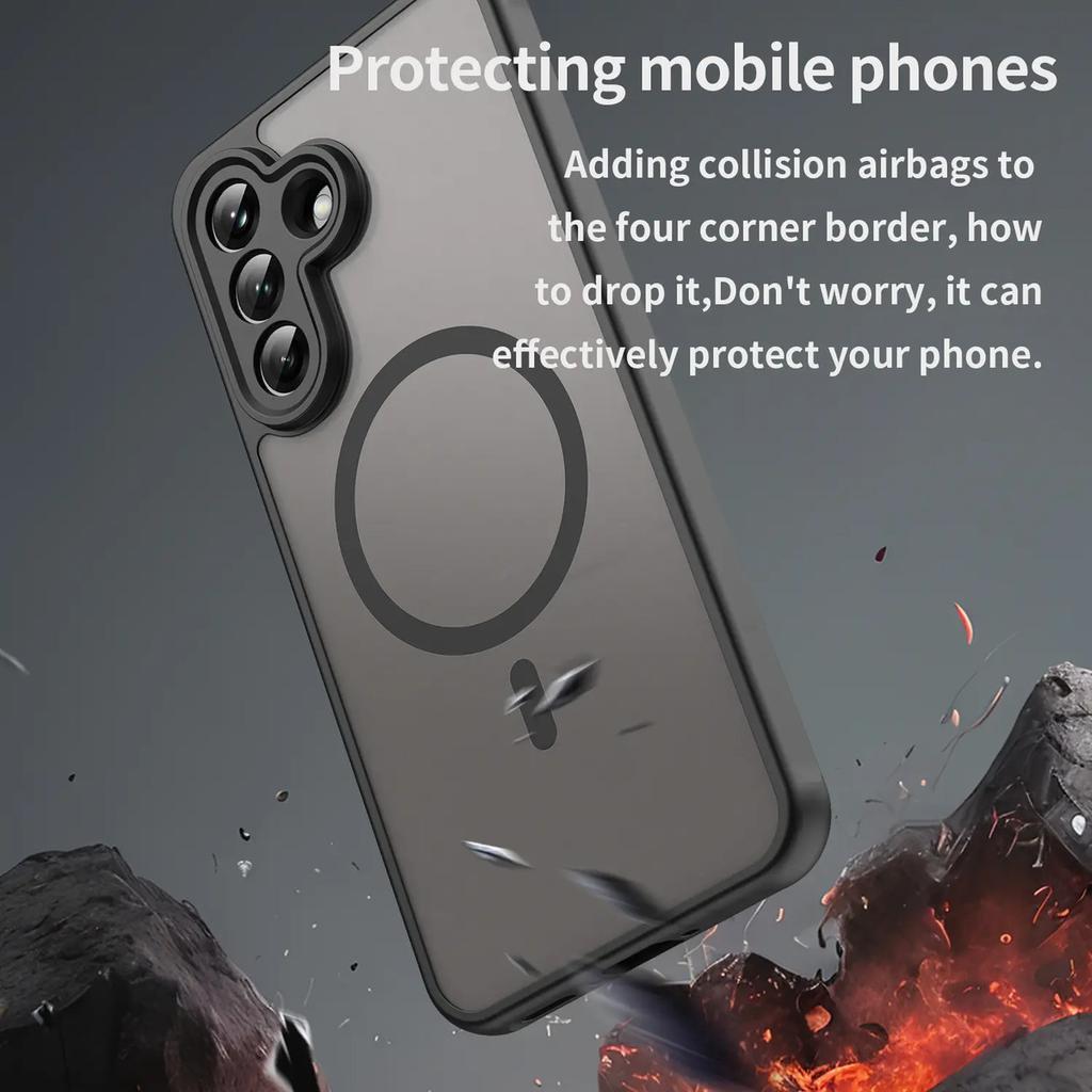 Coque de téléphone pour Samsung Galaxy A57 5G, Coque de téléphone magnétique antichoc pour Samsung Galaxy A57 5G