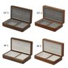 Walnut Wood Jewelry Box Wedding Ring Box Earring Rings Storage Box Jewelry Organizer Box Jewelry Gift Packaging Box