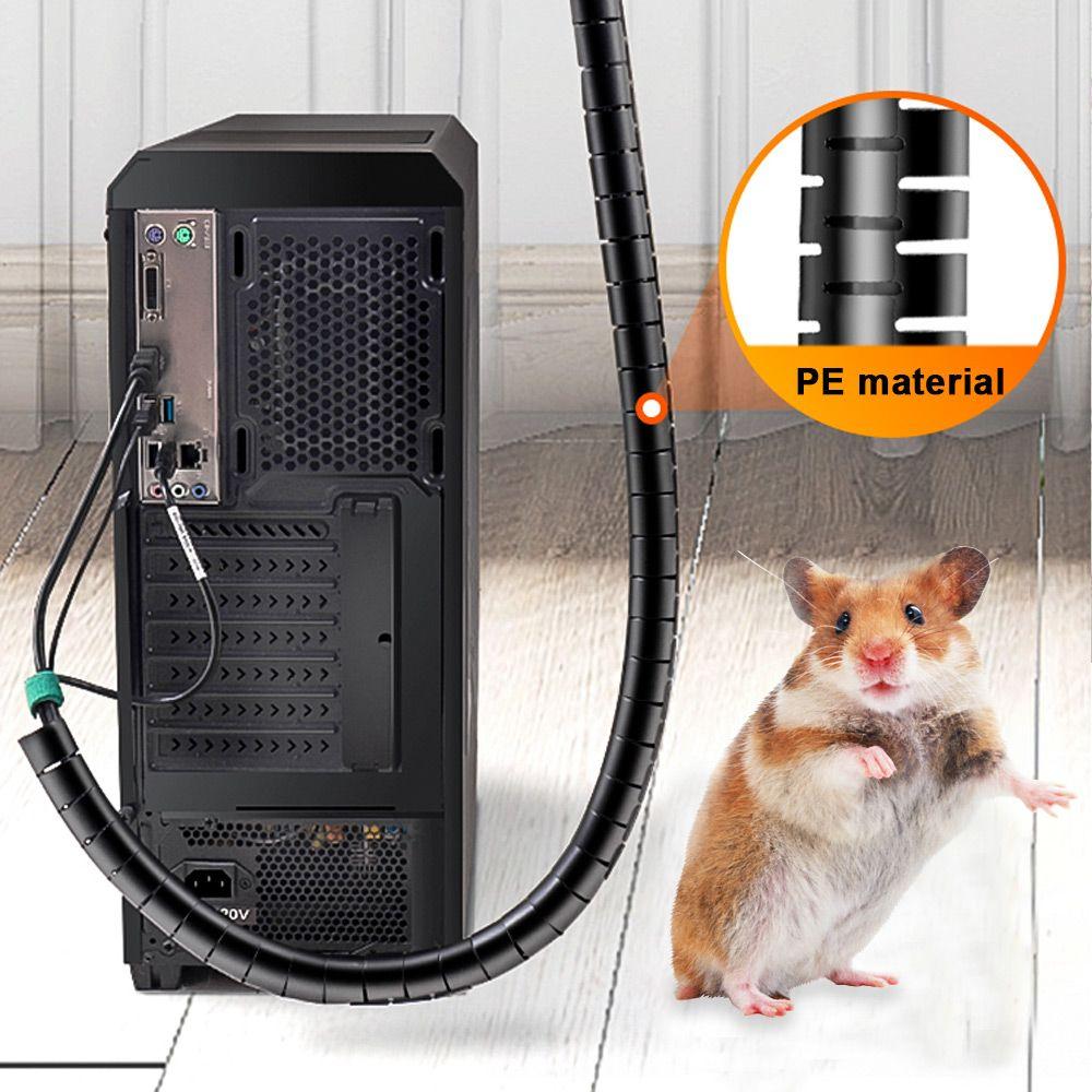 Tube Cable Holder Wrap Tube Wire Protector Pipe Protection Spiral Wire Organizer Line Organizer