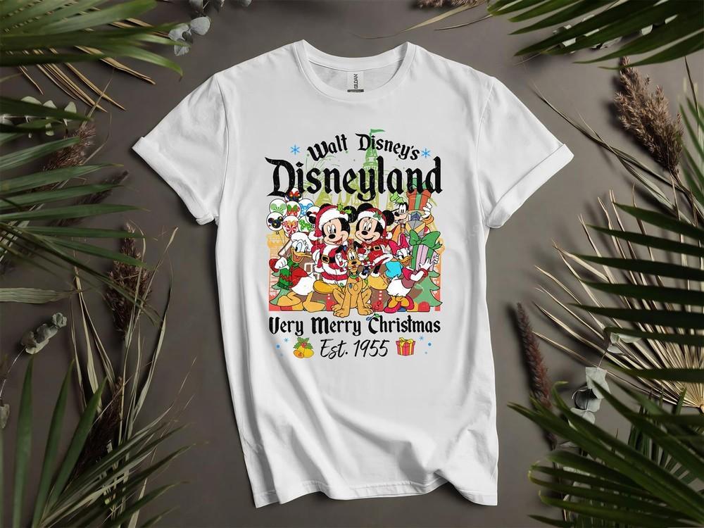 Vánoční tričko Disneylandu od Walta Disneyho Tričko Pánské Dámské Unisexové Tričko L29