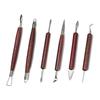 6 Pièces Outils de Sculpture Ensemble d'Outils pour Argile Pâte à Modeler Couteau à Fil Double Extrémité Pour Réparation d'Argile Sculpture sur Argile Ensemble d'Outils de Sculpture Outil de Poterie