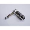 Mono Phone Plug, Switchcraft #226 Type, Angled, L-Shaped, for DIY Shielded Cables, Patch Cables, and More (Sold Individually, Standard Item)