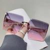 Korean Fashion Sunglasses for Women UV400 Protection Gradient Lens Summer Shades Trendy Eyewear
