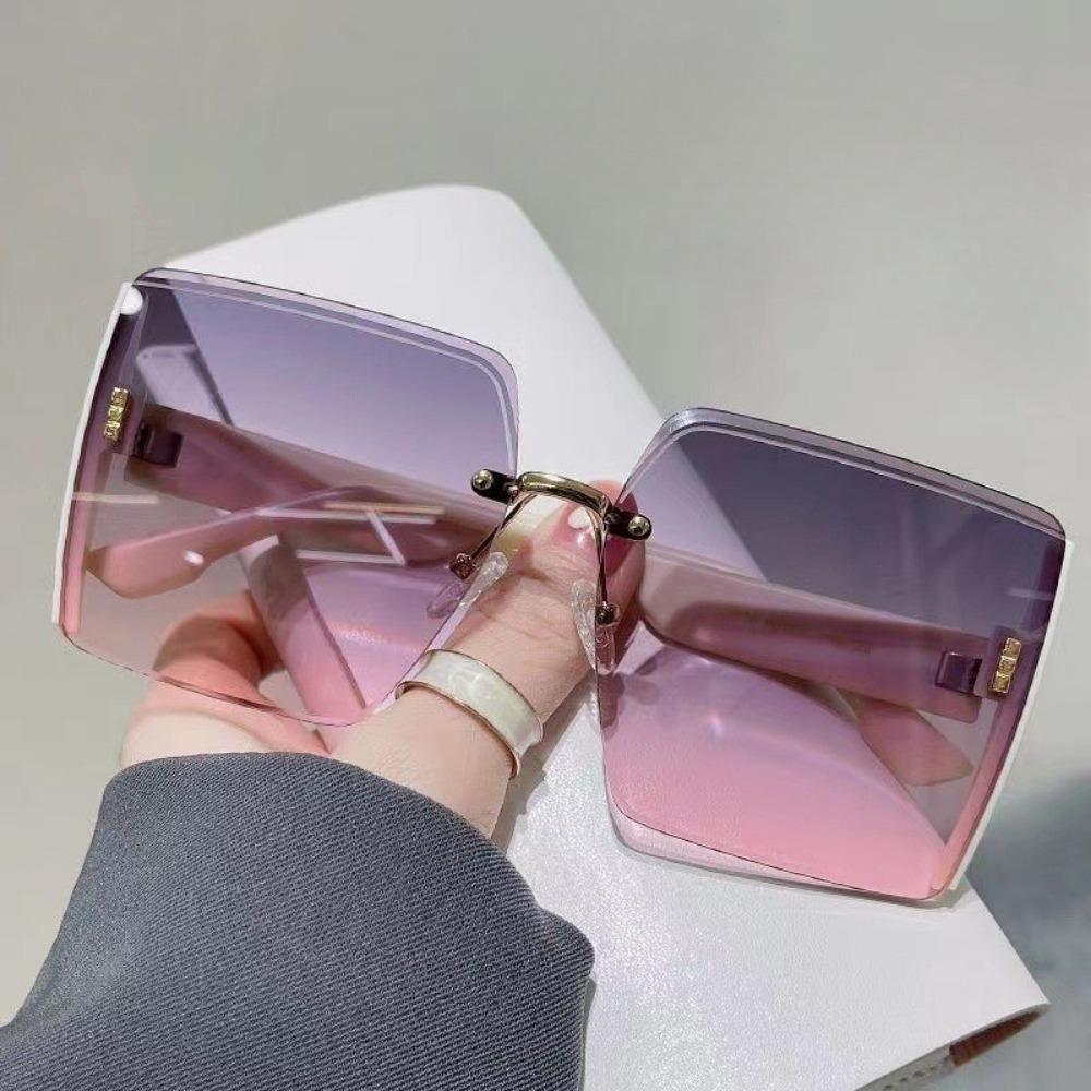 Korean Fashion Sunglasses for Women UV400 Protection Gradient Lens Summer Shades Trendy Eyewear