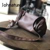 מזדמנים עור אמיתי Crossbody תיקים לנשים רטרו רך עור פרה תיקי כתף קטנים צבע אחיד תיק שליח