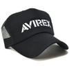 AVIREX Front Embroidered Mesh Cap 14874500 (Black)