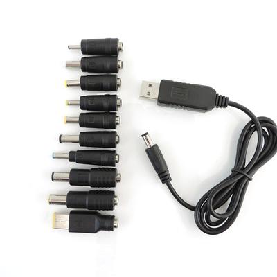 Konektor nabíjačky DC samec 4,0 x 1,7 7,4 jack USB boost Káblové vedenie DC 5 V na 9 V 8,4 V 12 V Adaptér prevodníka modulu Step UP