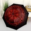 Viking  Umbrella   Cute Umbrella with Cute Design, Portable 3 Fold Compact Umbrella for Men & Women,S339