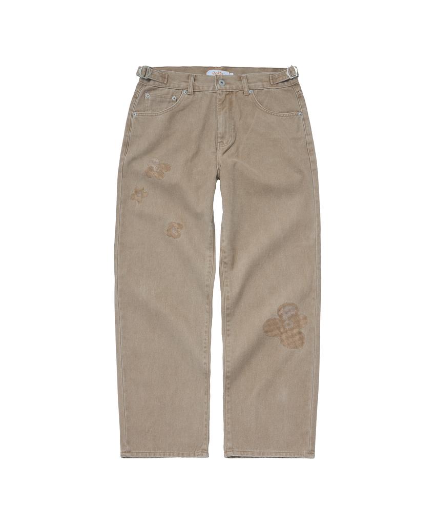 Kkotte Pixie Garden Garment Washed Pants (Blue)