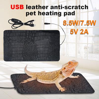 Covoraș Încălzitor pentru Animale de Companie Terariu Reptile Covoraș Încălzitor USB Pătură Electrică Încălzitor 3 Trepte Controlor de Temperatură Ajustabil Covoraș Incubator
