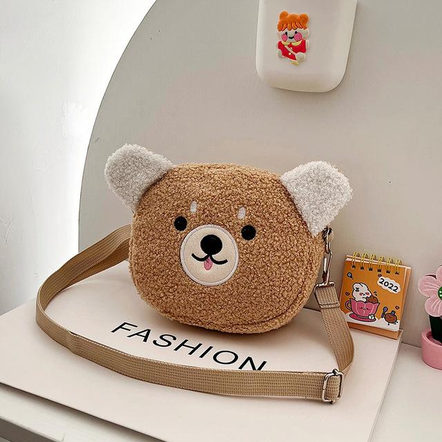 Japanse Stijl Kawaii Tas Vrouwen Cartoon Pluche Schoudertas Voor Vrouwen Crossbody Tas Kleine Telefoon & Portemonnee Tas