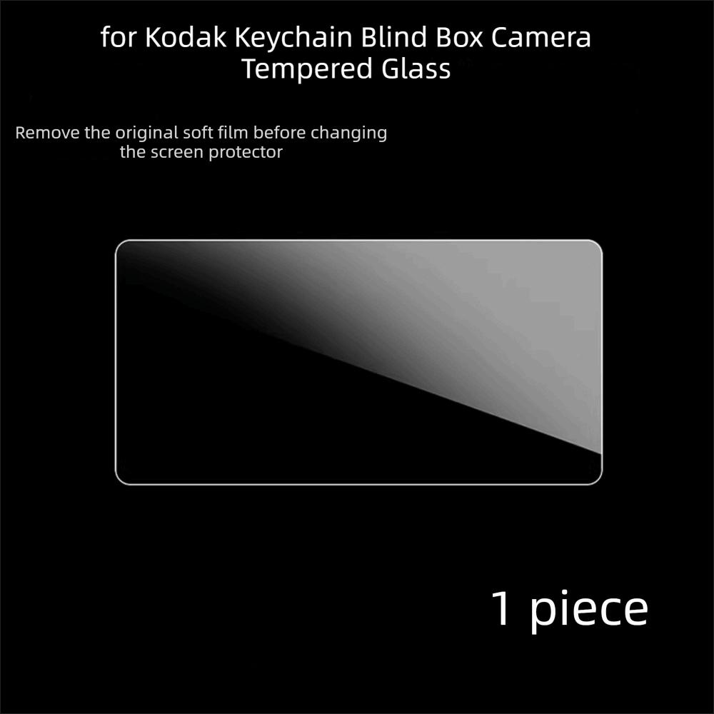 9H für Kodak Kamera Gehärtetes Glas Displayschutzfolie Transparenter Schlüsselanhänger Kamera Zubehör Displayfolie Tragbare Kamera Glasfolie