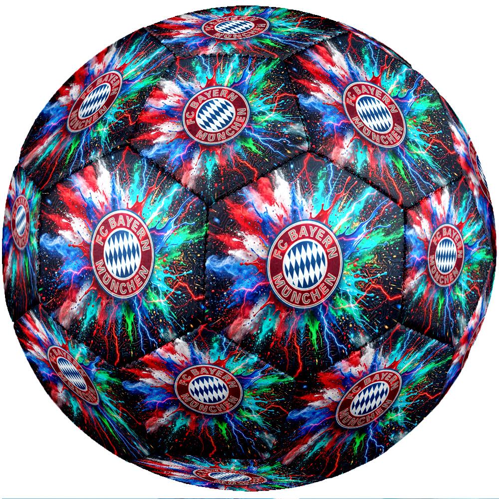 FC Bayern München Thema Fußball Größe 5 Fußball Weiche Haptik Professioneller Trainingsfußball für Outdoor-Sportarten