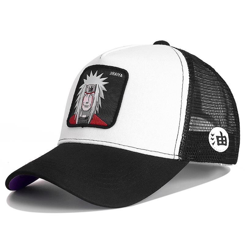 Nytt märke Anime Cartoon Styles Snapback Keps Bomulls Baseball Keps Unisex kvinnor Hip Hop Pappa Mesh Hat Trucker Dropshipping