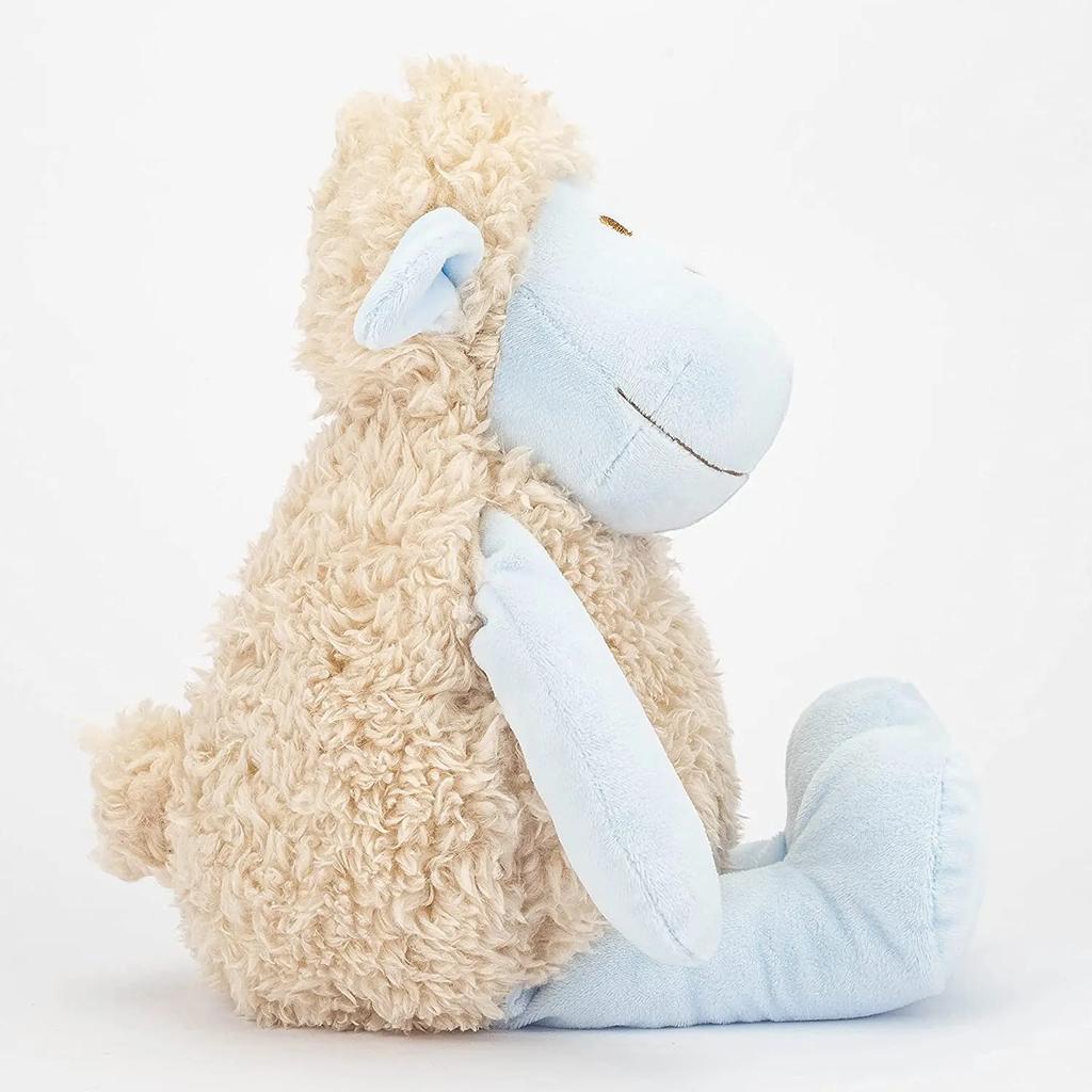 38cm Flauschiges Haar Lamm Weiches Kuscheltier - Kuscheltier Schaf Kuschelpuppe - Plüschtier - Baby Beruhigungsspielzeug Kindergeschenke