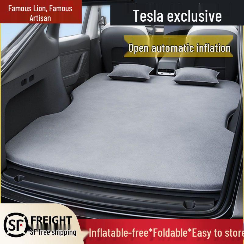 Inflatable Car Sleeping Pad for Tesla Model Y - Camping Mattress Y3