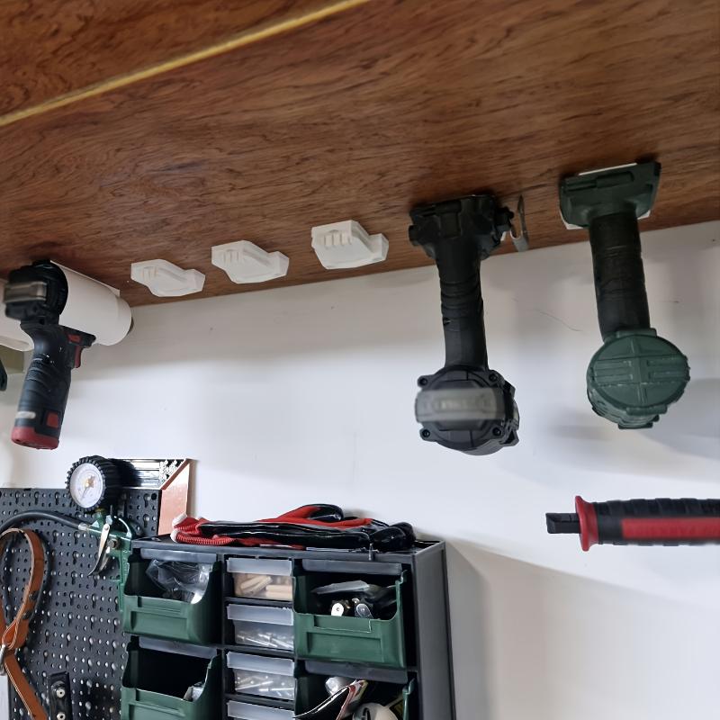 Ceiling-Mounted Tool Rack for Parkside X20V Tools Multi-Purpose Storage Holder for DIY Enthusiasts Essential Organizer