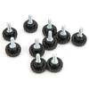 10Pcs Clamping Knob Jig Bolt Lathe Hand Grip Twist Nut Straight Thread Locking Handle M5x20x15