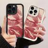 JT434 Pretty Red Lips for iPhone 17 16 15 14 Pro Max Samsung S26 S25 Ultra A17 A07 A56 A16 A06 A13 A14 Xiaomi 15T Redmi 15c Note 14 13 12 11 Soft Case