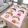 1pc Chibi Characters Collection Carpet for Playroom Bedroom Living Room Sofa Home Decor,kids Game Area Rug Non-slip Floor Mat Y72811