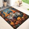 1PC Cheistmas Deer Pattern Kitchen Rug Non-Slip Door Mat Pop Design Bathroom Rug Bath Mat Carpet for Home Sink Laundry Decor