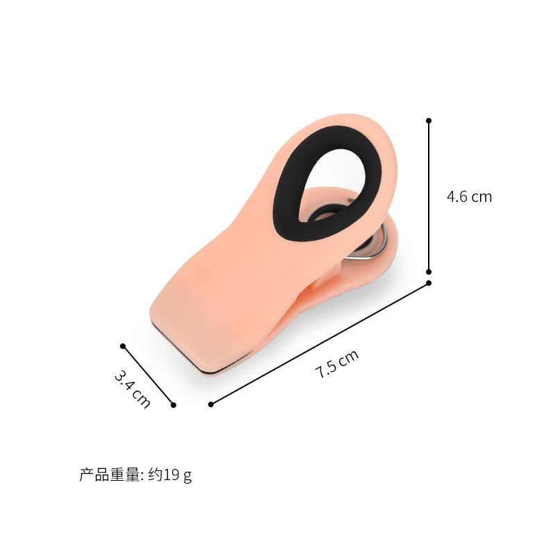 Fridge Magnet Clip For Household Snacks, Moisture-proof Sealing Clip, Simple Food-grade Plastic Bag Sealing Clip